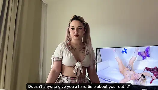 Meine Stiefschwester in Den Arsch Gefickt, Bis Anal Squirtet