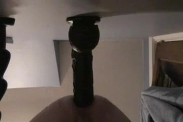 Deep ass big dildo