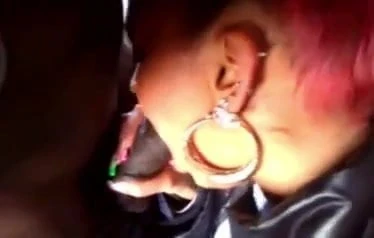 ebony sucking dick for living