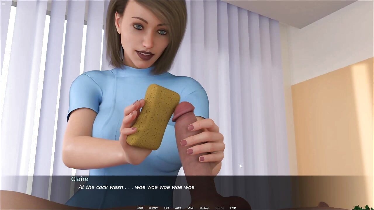 Sexy Nurse Washing Patient Big Cock In Hospital