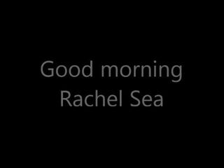 早上好，雷切尔海