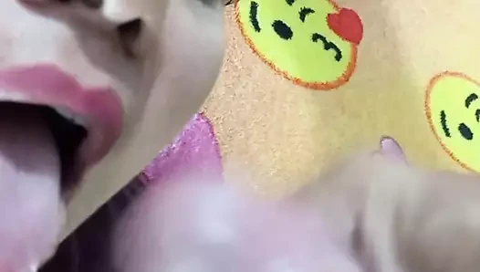 Nyepong kontol tetangga sampai tenggorokan