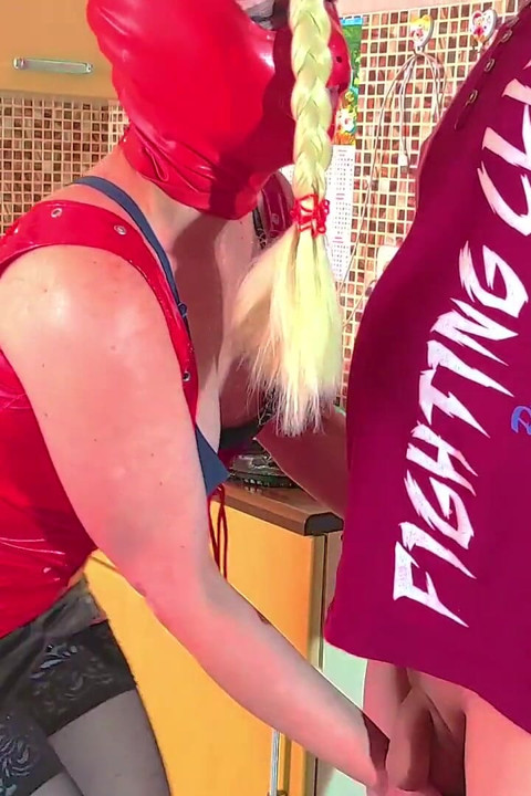 Two Sluts Dominate a Male Slave