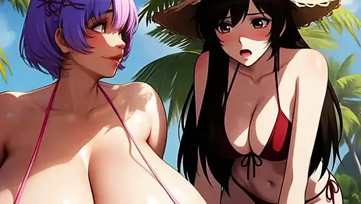 Sütlü orta yaşlı seksi kadınlar plaja gidiyor 2