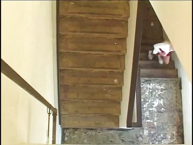 Two college coed girls are both sucking the same cock at the same time