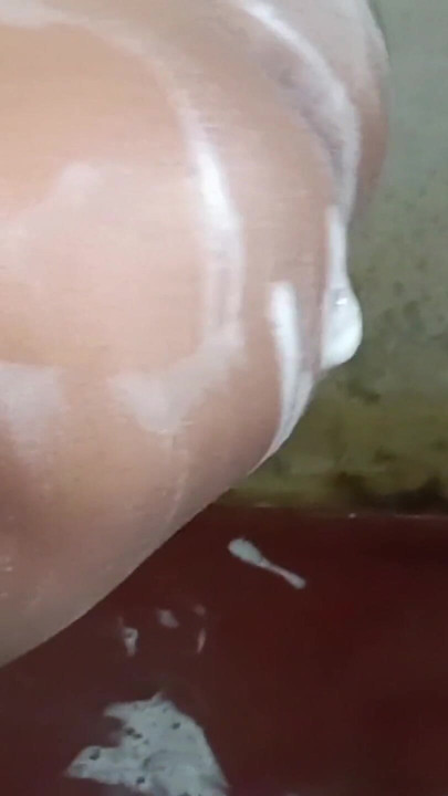 Newly Married Wife Bathing Nude  in Public Bathroom | Clip 1