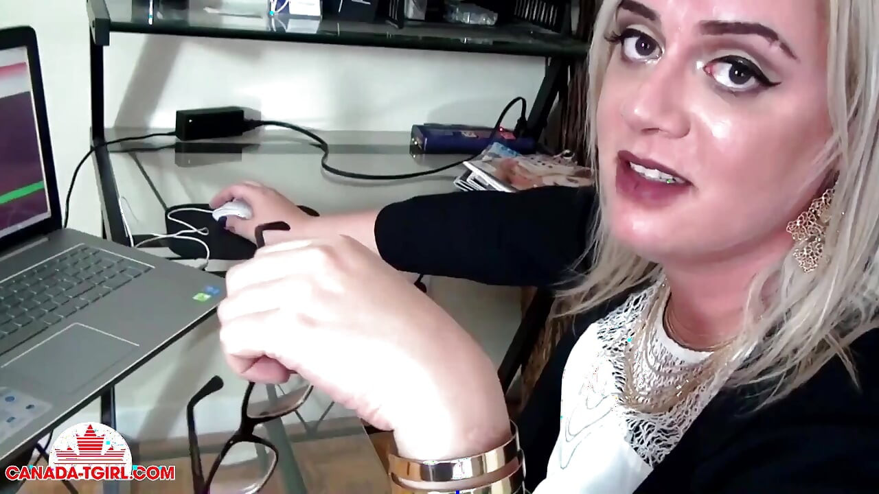 Canadian Blonde Secretary