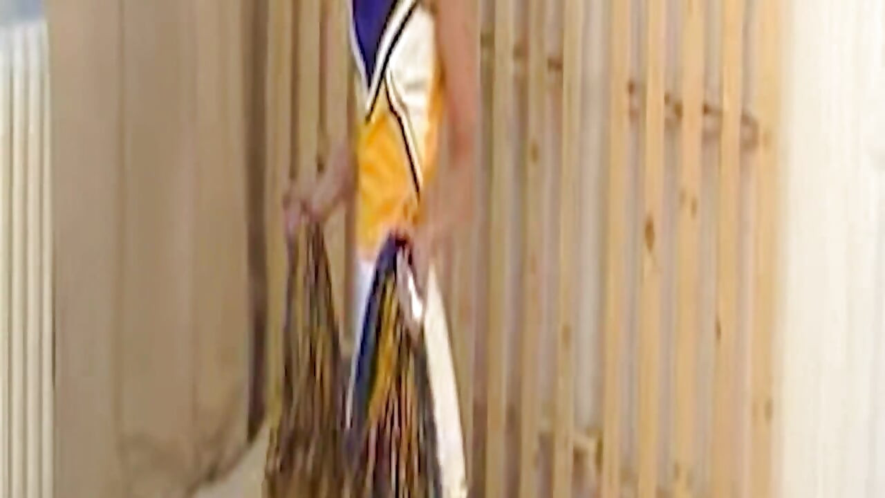 Cheerleader Skirt Lifted Exposing Dripping Wet Pussy