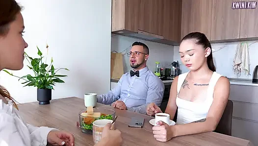 Young Asian Wife and Her Husband in Awkward Swinger Threesome with Nicole Murkowski!