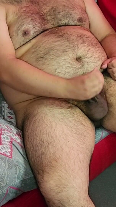 Chilean fat bear masturbation and cumshot | Clip 1