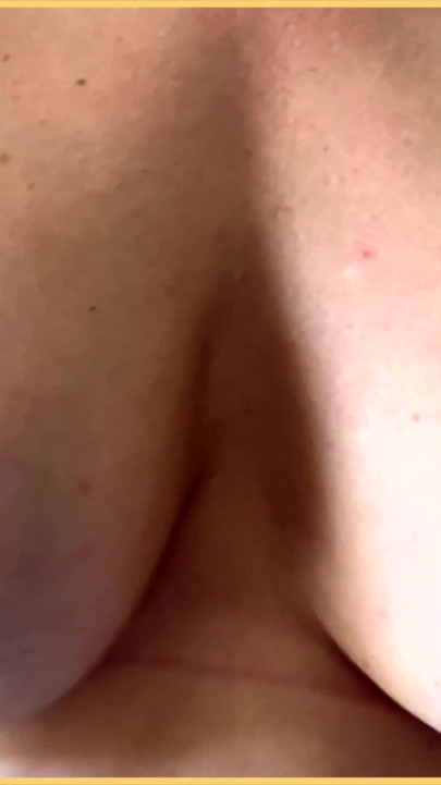 Captivating moment from "Wifeys big perfect tits getting vibrated and bounced in slow motion"