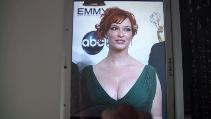 Сперма на Christina Hendricks 2