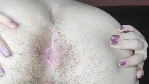 Asshole Hairy Extreme Closeup