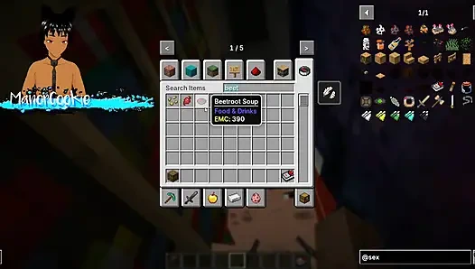 Minecraft Sexcraft The Jenny Mod  - Seeing what Cassie has to offer with her massive tits