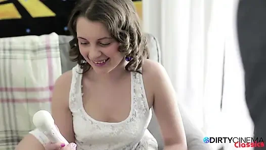 Boyfriends surprise their lover with new vibrator