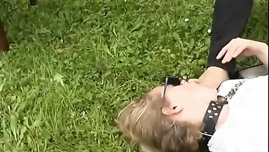 Amateur outdoor threesome,DP, pegging ...