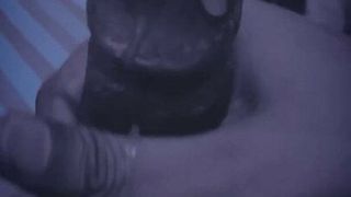 Thick cumshot with heavy moan