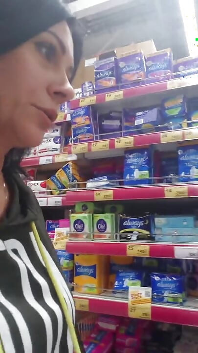 Shaving Pussy in Shop Toilet