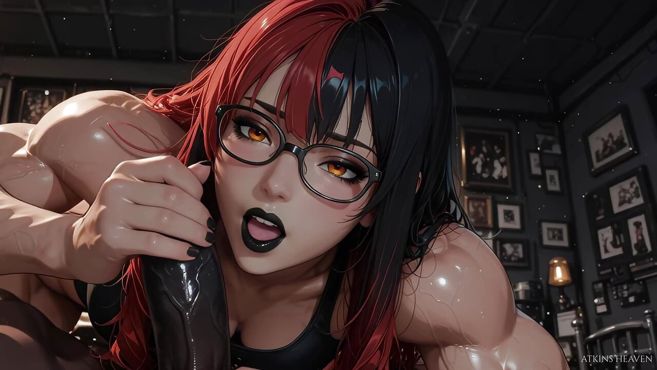 Muscle Goth Mommy Takes Care Of BBC - ATKINS HEAVEN