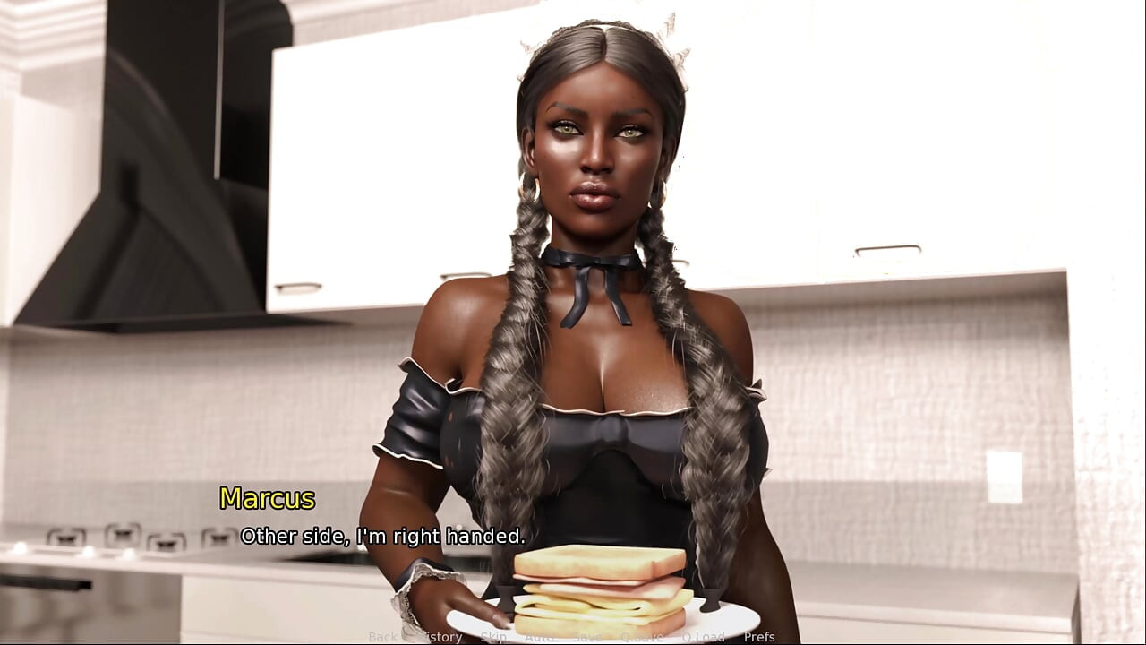 Baking with Chocolate 17 Ladesha Dressed up as a Maid