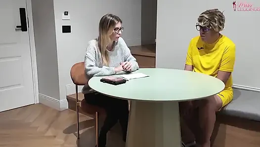 Stepmom Framed by the Perverted Demands of Her Petty Stepson Reluctantly Helps Him with the Sperm Test