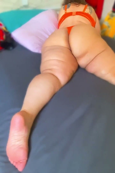 Thick Busty Stepmother Next Door Gets Stretched Out on the Bed After Work