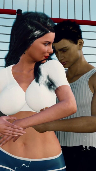 Emotional moment from "Indian Hot Mature Big Tits Tennis Player Savita Mirza Sex with her student & take revenge on her husband"