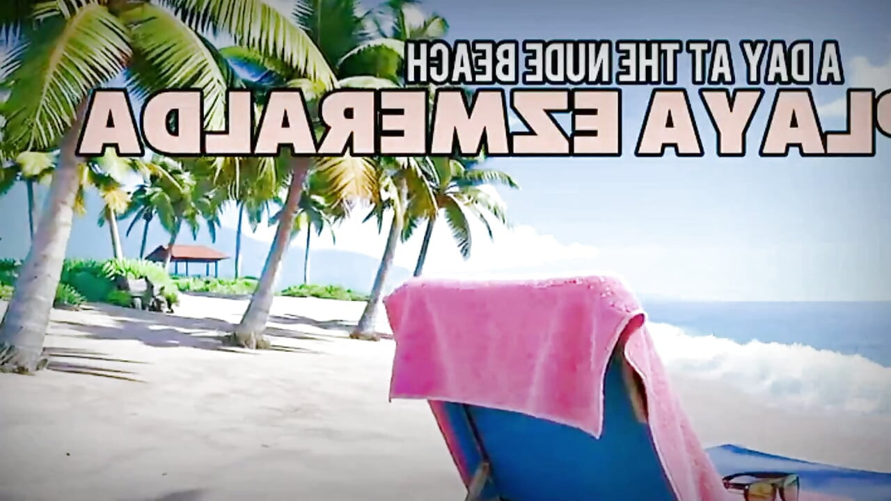 En dag på nakenstranden - 3d-animation
