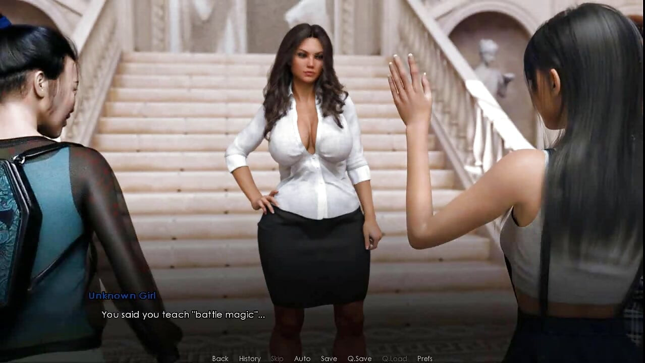 "Lust Academy : le monde de la magie et de gros seins milfy. Épisode 6"