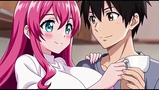 Stiefbrust drückte stiefschwester in massiven möpsen