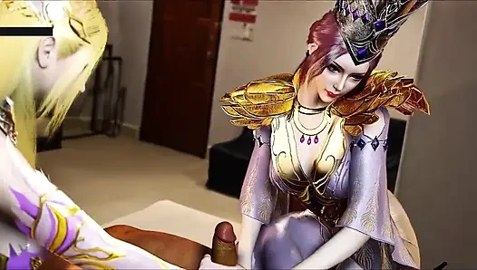 Sonsuz arzu parıltısının sanal tanrıçası - 3 boyutlu animasyon hentai