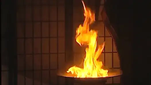 Pelacur digunakan oleh domnya di atas meja