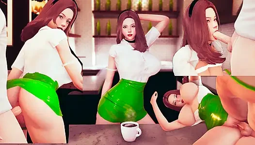 Naca ile kahve milkshake ile bitiyor