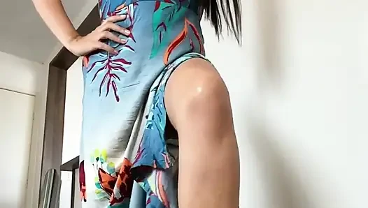 Cock Crush 7 - Goddess Kiffa in Sexy Blue Schutz Sandals 7