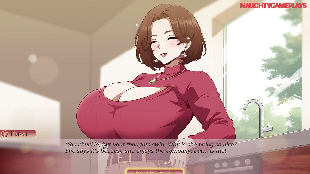 Sayaka My Naughty Milf Neighbor By Erebeta - Sexy Big Tits Stepmom Enjoying HOT SEX With Her New Neighbor