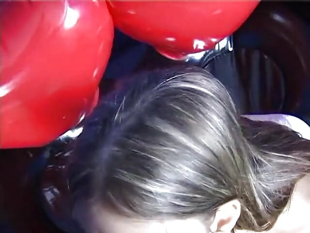 Cute slut sucking cock in pov