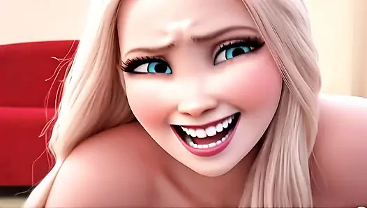 Elsa умоляет тебя кончить для нее по всей ее в каждой дырке, инструкция по дрочке