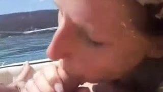 amateur blowjob on boat