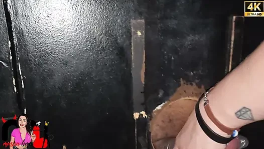 I couldn't resist the hot black cock and ended up giving my ass in front of the cuckold!