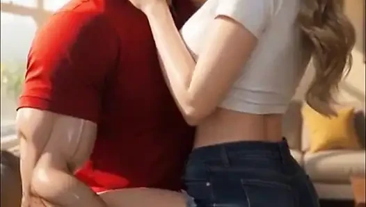 Hot Pizza: Naughty Woman Orders Delivery and Ends Up Riding the Pizza Delivery Guy!