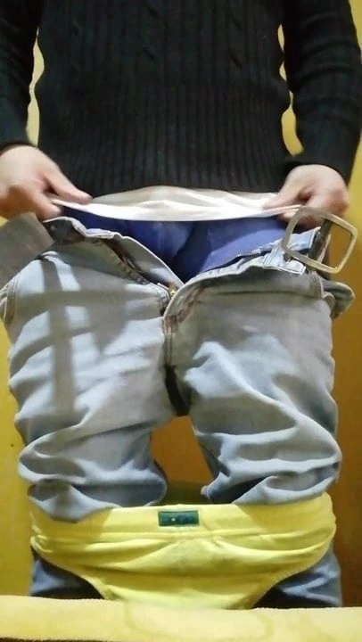 Putting pants on