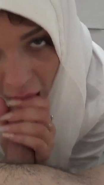 Emotional moment from "Fucking My Best Friends Mom After Family Party"