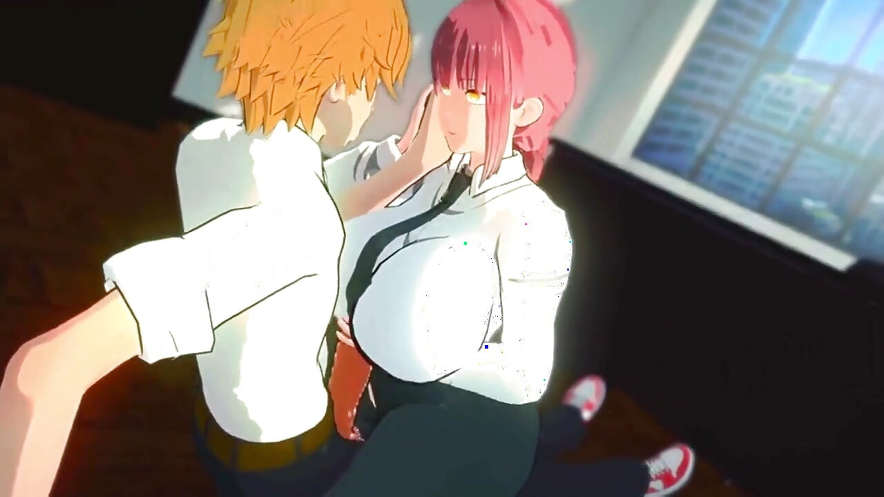 Chainsawman - makima office pleasure - animasi hentai 3d