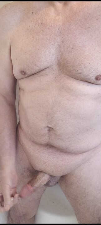 Exhibitionist Stroking & Cumming in the Shower (again)