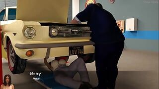 Project hot wife: Sexy MILF stucked under the car- Ep19