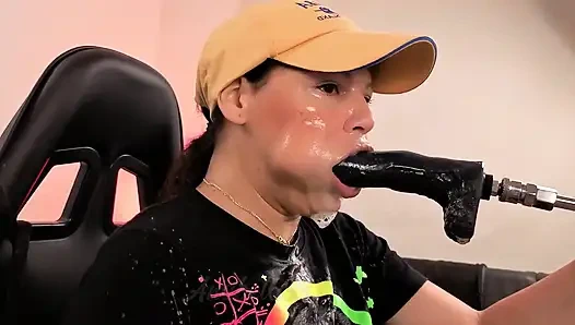 I Burp Filthily in Your Face and Hard Cock, I Fuck My Throat Hard