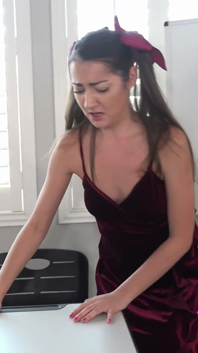 Lily Adams masturbates with some gender swap roleplay