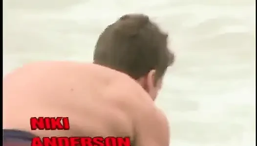 Deserted beach witnesses hot fucking action with a pretty blonde
