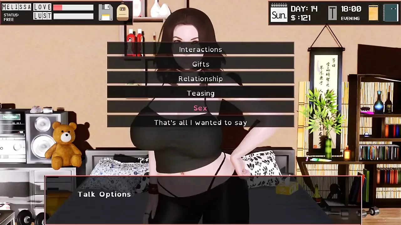 Korlátlan élvezet v0.2.8 8. rész Szexi nedves edzés szerző: Loveskysan69