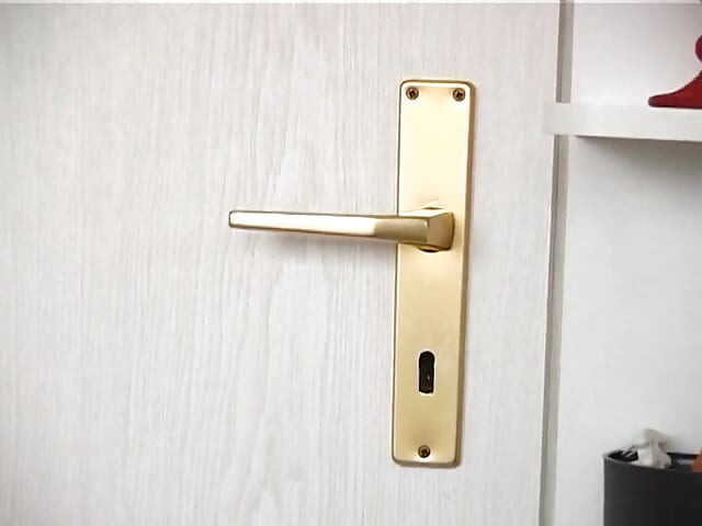 Gorgeous brunette taking a shower